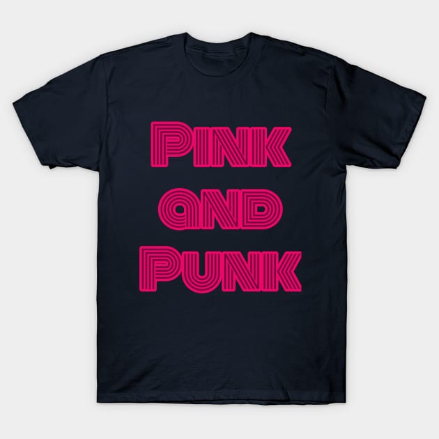 Pink and Punk T-Shirt by Rattaya